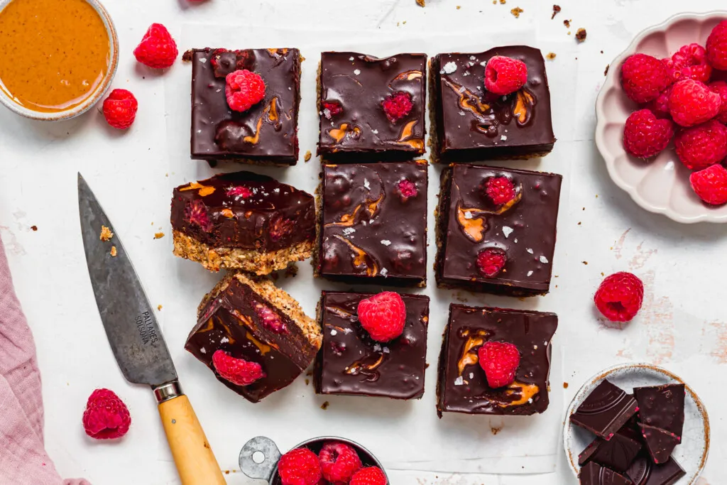 No-Bake Nutella Fudge Bars (Vegan & Gluten-Free)