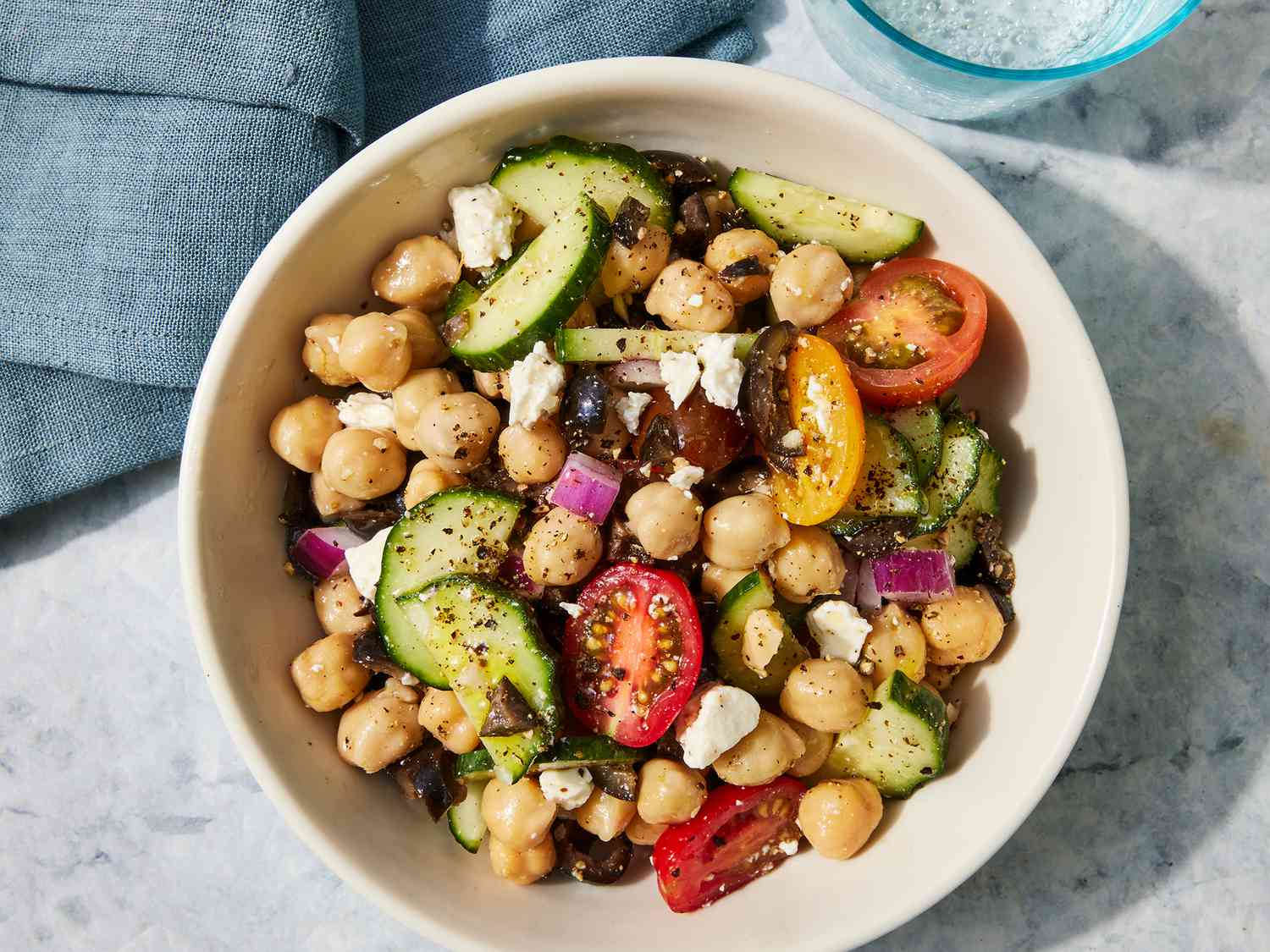 Dense Bean Dinner Salad Recipe with Chicken